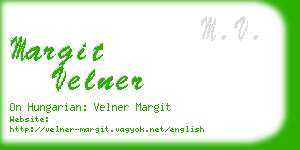 margit velner business card